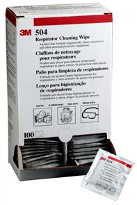 3M Respirator 504, Cleaning Wipes [PK100]