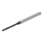 MITSUBISHI End Mills MP2XLBR0100N200 1.0mm MS Plus, 2 Flute, Long, Ball Nose R' 20.0mm