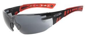 SCOPE Speed Glasses w Titanium Black&Red Frame, Smoke Lens 360RS