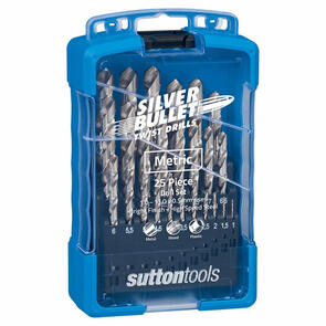 SUTTON SM3 Drill Set HSS 1-13 x 0.5mm rises 25pce [Metric]