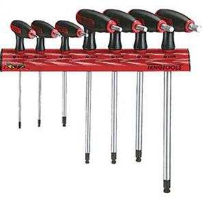 TENG Wall Rack Set, T-Handle, Hex, Metric 7PCE (WREHEX07)
