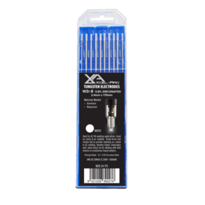 Tig TUNGSTEN Zirconiated 3.2mm x 175mm (White Tip) WZ8-32-175