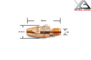 Binzel Style MIG Torch Contact Tip (XA4014-12A) 1.2mm D10 M8x30mm 4ALU