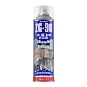 ACTION Anti-Rust Black (Zinc) ZG90 500ml 1935