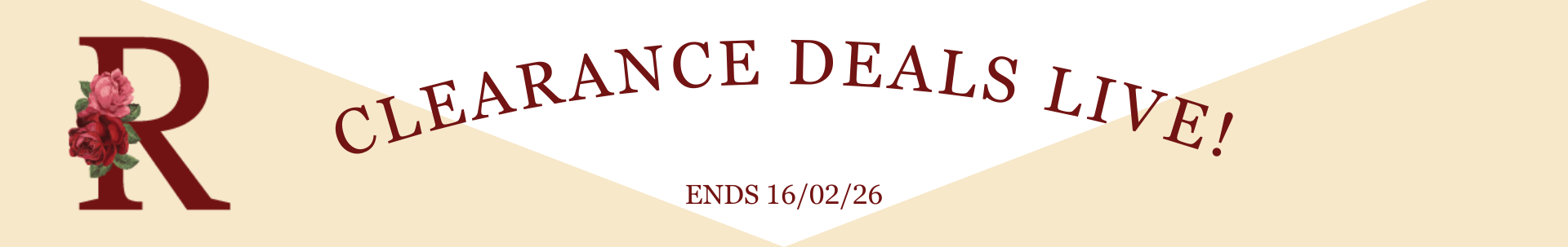 Clearance Banner