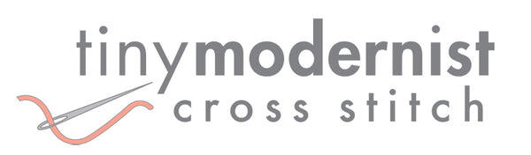 Tiny Modernist Cross Stitch