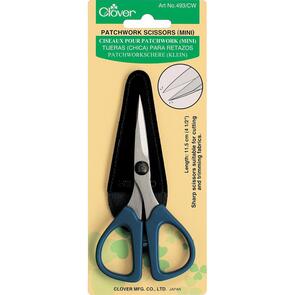 Clover Patchwork Scissors - Mini 4.5" W/Sheath Cover