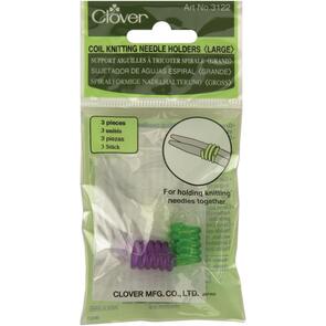 Clover Large Coil Knitting Needle Holders