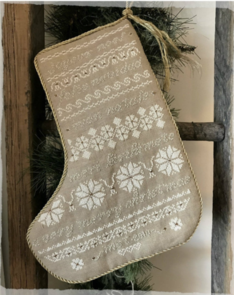 The Kiwi Stitch & Knit Co Joyeux Noel Stocking Pattern