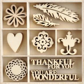 Kaisercraft Wood Embellishments - Grand Bazaar