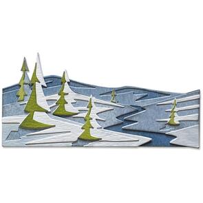Sizzix Tim Holtz Thinlits Dies By  6/Pkg Snowscape, Colorize