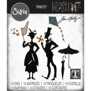 Sizzix Tim Holtz Thinlits Die Set 14PK - The Park by