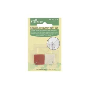 Clover Petite Needle Threader with Cutter