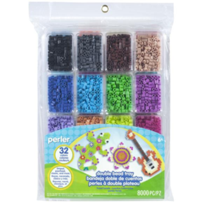 Perler Fused Double Bead Tray 8,000/Pkg
