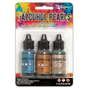 Ranger Ink Tim Holtz Alcohol Ink Pearls Kits 3/Pkg - Kit #4