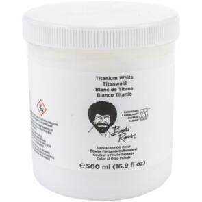 Bob Ross Landscape Oil Paint Jar 473ml - Titanium White