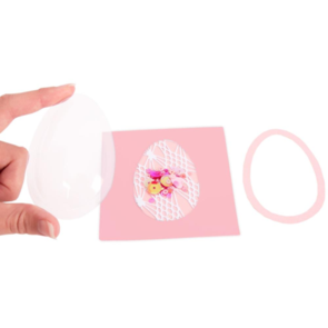 Sizzix Making Essentials Shaker Domes - Egg/Balloon 2"X3", 6/Pkg