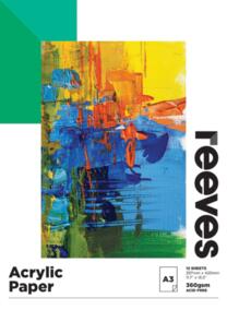 Reeves Acrylic Pad, 360gsm 12sheets