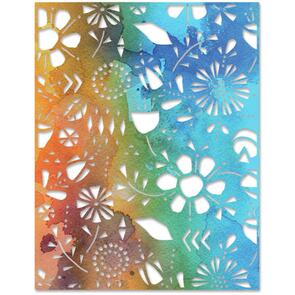 Sizzix Tim Holtz - Folk Flowers Thinlits