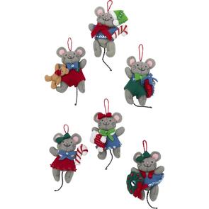 Bucilla Felt Ornaments Applique Kit - Night Before Christmas