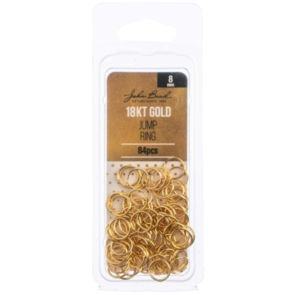 John Bead Jump Ring 8x.7mm 21ga 84/Pkg