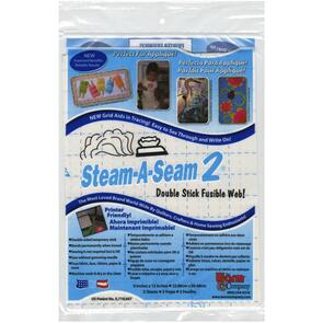 The Warm Company Steam-A-Seam 2 Fusible Web 9"X12" 5/Pkg