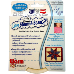 The Warm Company Lite Steam-A-Seam 2 Fusible Web - 0.25" X 40yd
