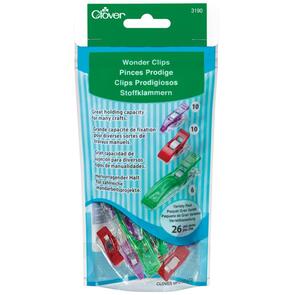 Clover Wonder Clips - Variety 26/Pkg