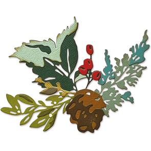 Sizzix Tim Holtz Die Set 6PK - Holiday Brushstroke #2