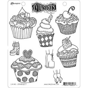 Ranger Ink Dyan Reaveley's Dylusions Cling Stamp Set - Eat Me