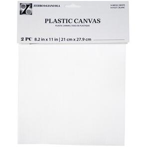 Zehrco-Giancola Perforated Plastic Canvas 14ct 8.25x11" 2/Pk
