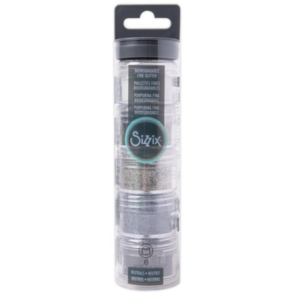 Sizzix Making Essential - Biodegradable Fine Glitter, Neutral, 5pk