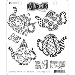 Ranger Ink Dylusions Cling Stamp Collections - Everything Stops for Tea