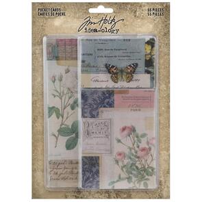 Idea-Ology Tim Holtz Pocket Cards 55/Pkg -