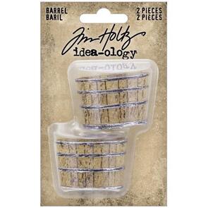 Idea-Ology Tim Holtz - Mini Barrel 2/pkg