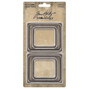 Idea-Ology Tim Holtz Metal Photo Frames 4/Pkg
