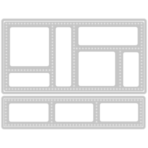 Sizzix Thinlits Dies By Eileen Hull 4/Pkg - Mini Slimline & Tickets