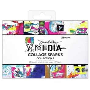 Ranger Ink Dina Wakley Media Collage Sparks - Collection 2