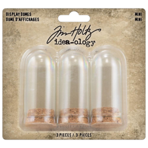 Idea-Ology Tim Holtz Display Domes -  Mini Mini 3/Pkg