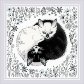 Riolis Counted Cross Stitch Kit 11.75"X11.75 - Yin And Yang