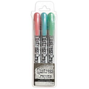 Ranger Ink Tim Holtz Distress Crayon Pearl Set - Holiday Set #6