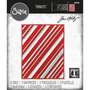 Sizzix Thinlits Die Set 3pk - Layered Stripes by Tim Holtz