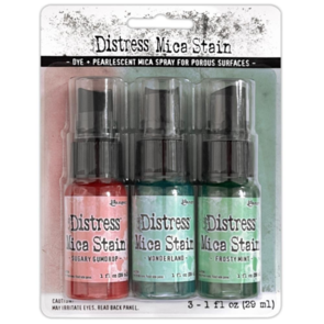 Ranger Ink Tim Holtz Distress Mica Stain Set - Holiday Set #6