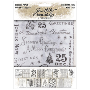 Idea-Ology Tim Holtz - Collage Paper - Christmas
