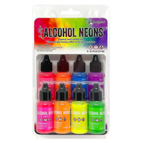 Ranger Ink Tim Holtz Alcohol Ink Kit 8/Pkg - Neons