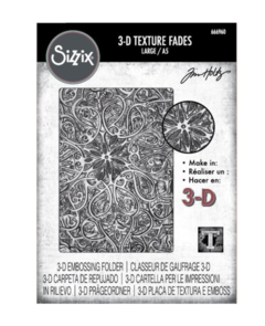 Sizzix 3-D Texture Fades Embossing Folder - Engraved Large/A5 by Tim Holtz
