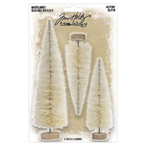 Idea-Ology Tim Holtz Woodland Tree -  Alpine Trio 3/Pkg - 3.5" to 5"