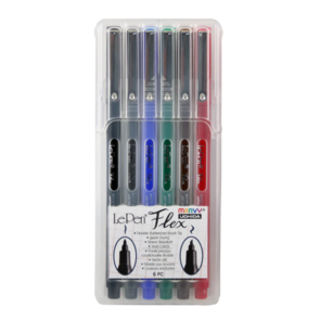 Marvy Le Pen Flex Primary Pens Set Of 6