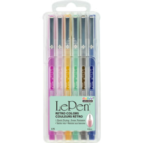 Marvy Le Pen Retro Pens Set Of 6