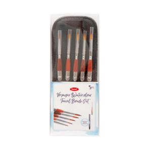 Jasart Watercolour Travel Brush Set 5pc